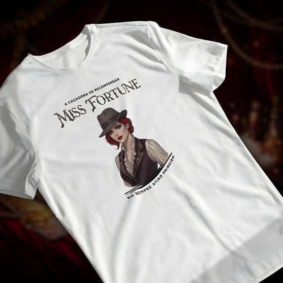 • Camiseta Miss Fortune (coleção Double Shot) - League of Legends •