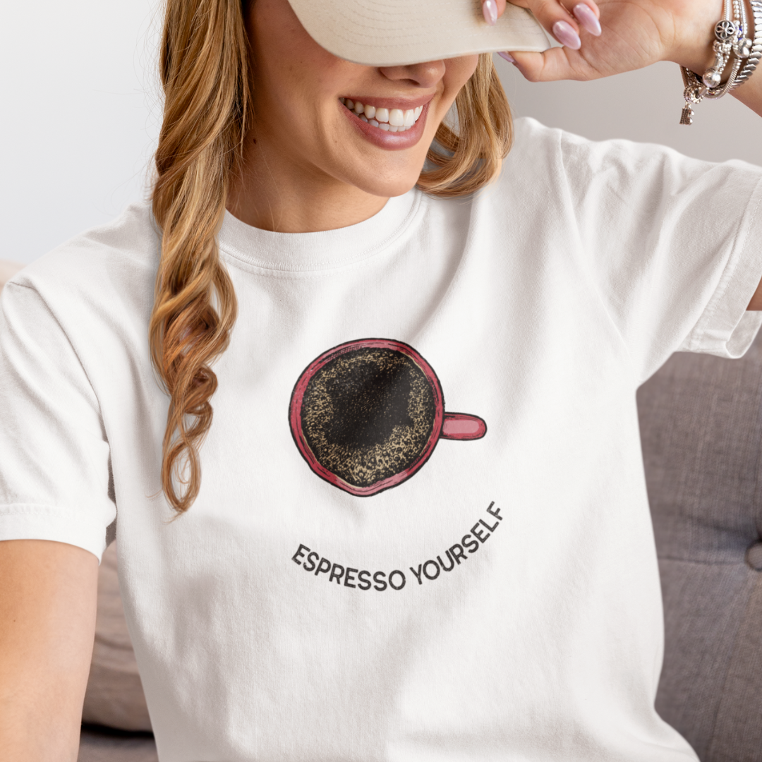 Nome do produto: • Camiseta - Espresso yourself •