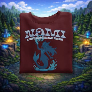 Nome do produto • Camiseta Nami - League of Legends •