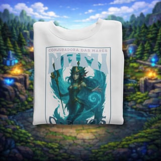 Nome do produto • Camiseta Nami - League of Legends •
