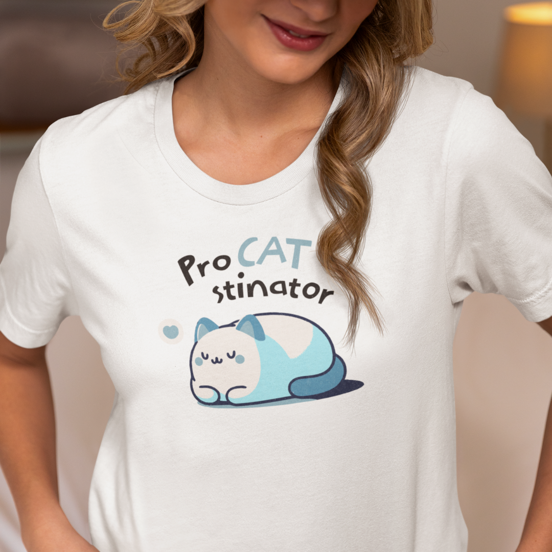Nome do produto: • Camiseta - ProCATstinator •