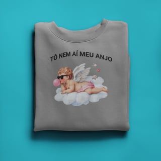 Nome do produto • Camiseta - Tô nem ai meu anjo • 