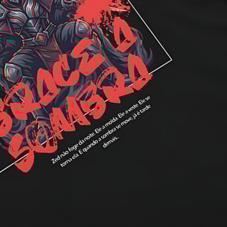 Nome do produto • Camiseta Zed (coleção Way of Shadows) - League of Legends •