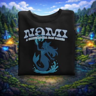 Nome do produto • Camiseta Nami - League of Legends •