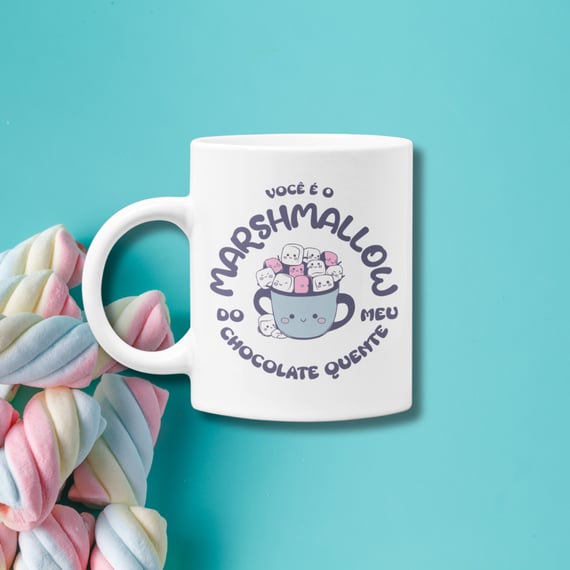 • Caneca - Marshmallow do meu chocolate quente •