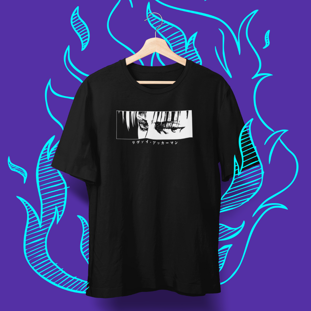 Nome do produto: • Camiseta Levi - Attack on Titan •