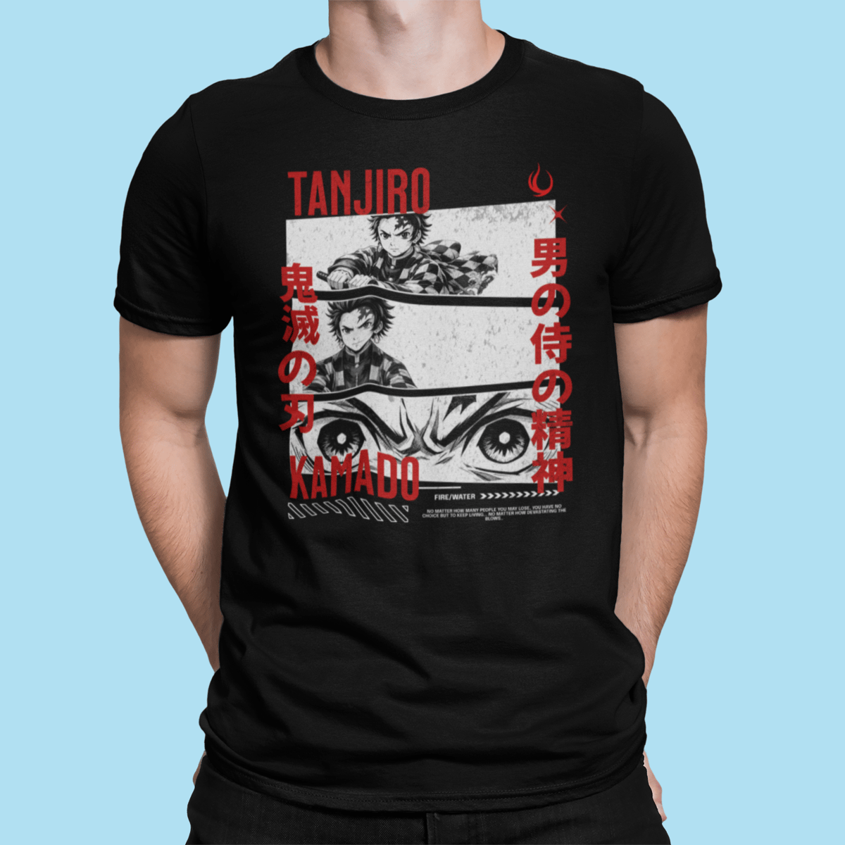 Nome do produto: • Camiseta Tanjiro - Demon Slayer •