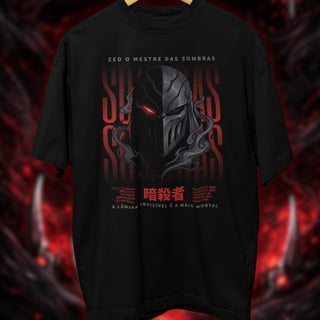 Nome do produto • Oversized Zed (coleção Way of Shadows) - League of Legends •