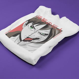 Nome do produto • Camiseta Eren - Attack on Titan •