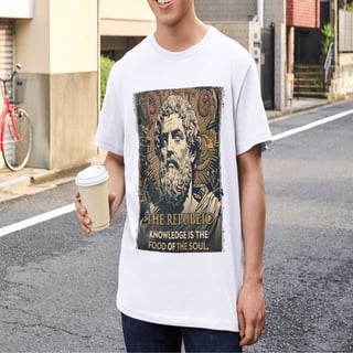 Nome do produto Camiseta Platão - A República - Edição Limitada Coleção Filosofia