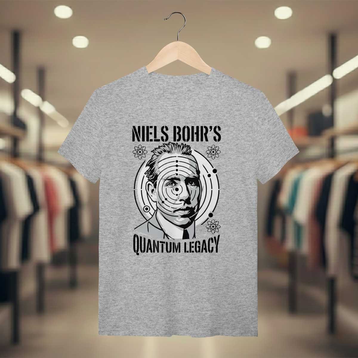 Nome do produto: Camiseta Modelo Atômico de Bohr - Níveis de Energia | Premium