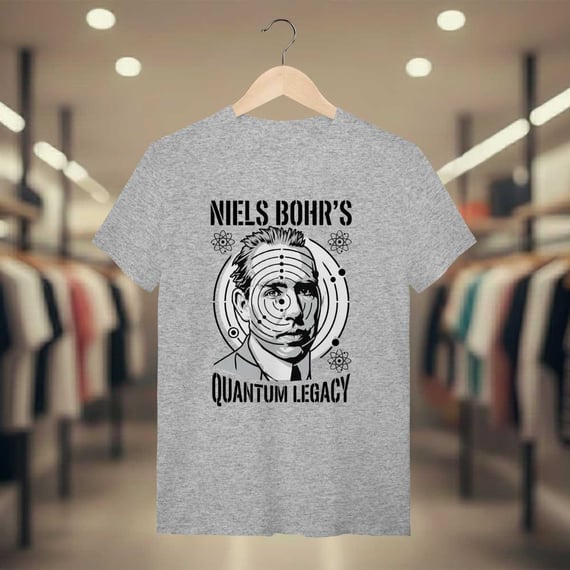 Camiseta Modelo Atômico de Bohr - Níveis de Energia | Premium