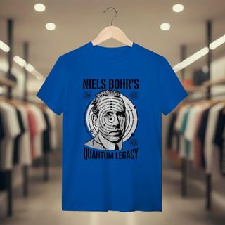Nome do produto Camiseta Modelo Atômico de Bohr - Níveis de Energia | Premium