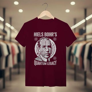 Nome do produto Camiseta Modelo Atômico de Bohr - Níveis de Energia | Premium