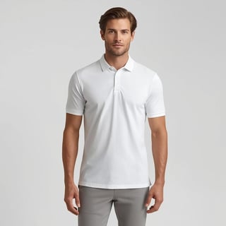 Polo Piquet Masculina Básica Lisa - Algodão e Poliéster - Várias Cores