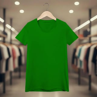 Nome do produto Baby Look Lisa Feminina Quality 100% Algodão Penteado Fio 30.1 – (165g)