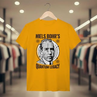 Nome do produto Camiseta Modelo Atômico de Bohr - Níveis de Energia | Premium
