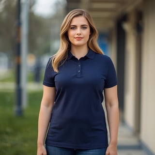 Polo Feminina Lisa de Algodão | Elegância e Versatilidade