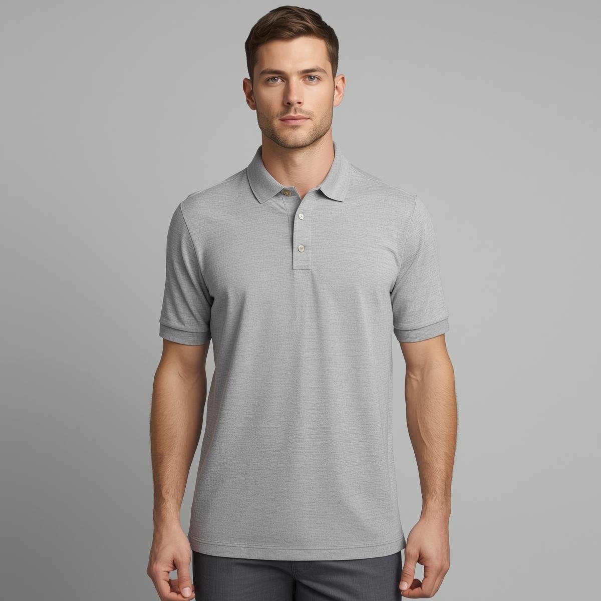 Nome do produto: Camisa Polo Masculina Clássica Piquet - Tecido Macio e Resistente - Não Encolhe