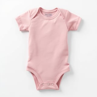 Nome do produto Body Bebê Liso (RN a 12 Meses) | 100% Algodão