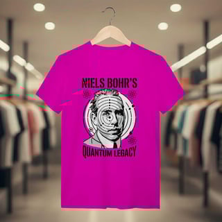 Nome do produto Camiseta Modelo Atômico de Bohr - Níveis de Energia | Premium