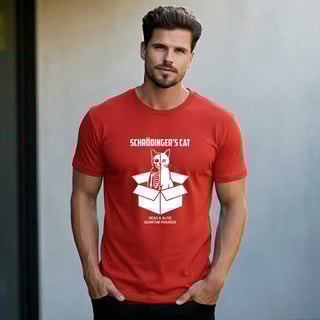 Nome do produto Camiseta Schrödinger's Cat - Paradoxo da Física Quântica | Edição Limitada