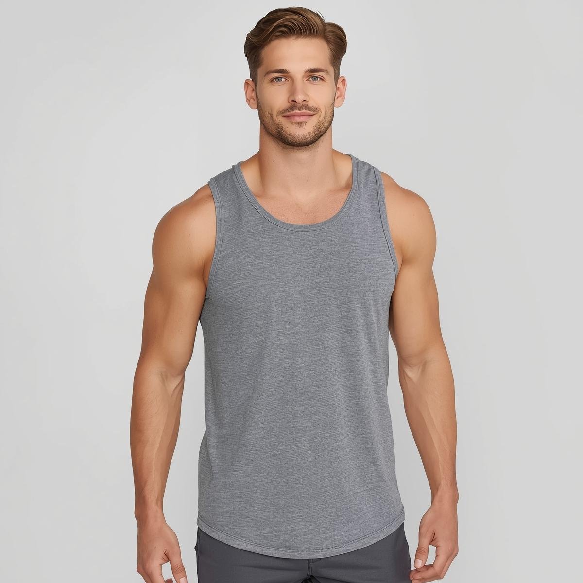 Nome do produto: Regata Masculina de Algodão | Conforto e Liberdade de Movimento