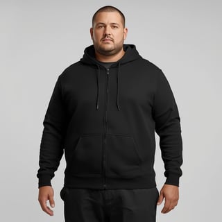 Jaqueta Moletom com Capuz e Zíper Unissex Flanelado – Perfeita o Ano Todo