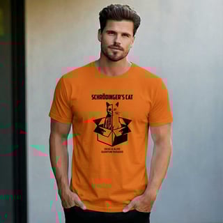 Nome do produto Camiseta Schrödinger's Cat - Paradoxo da Física Quântica | Edição Limitada