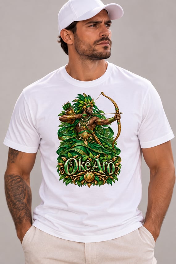 Camiseta Oxóssi - Okê Arô!