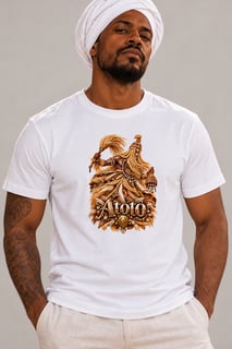 Camiseta Obaluaê Atotô — Orixá da Cura e da Renovação