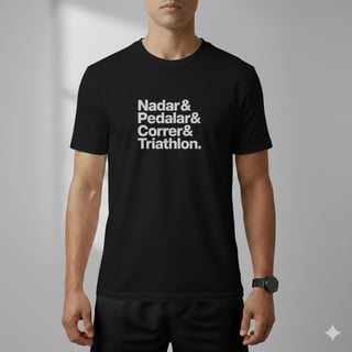 Camiseta  Triathlon & White 