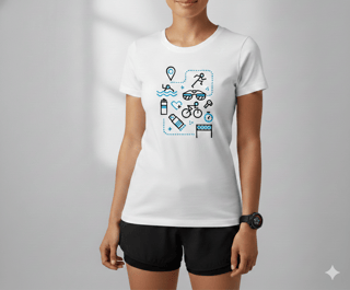 Nome do produto Camiseta Triathlon Lifestyle baby look