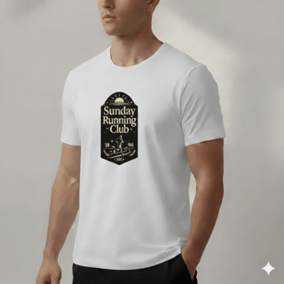 Camiseta Sunday Running Club 1896 – Vintage Runner