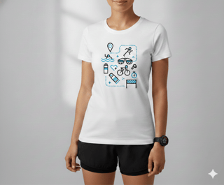 Camiseta Triathlon Lifestyle baby look