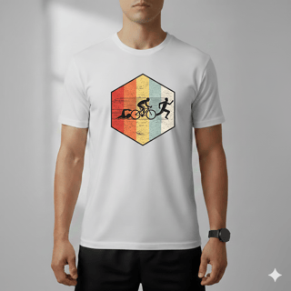 Camiseta Vintage Retro Triathlon