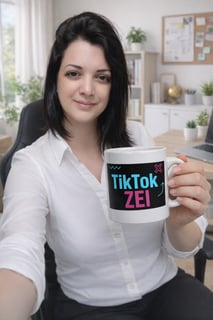 Nome do produto Caneca Personalizada TIKTOKZEI - Caneca para Criadores de Conteúdo