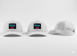 Nome do produto Boné TiktokZei Americano com Tela 