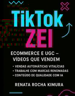 Nome do produto Livro TiktokZei - Ecommerce e UGC