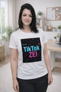 Nome do produto Camiseta T-Shirt Quality TikTokZei - Camiseta personalizada Unissex 
