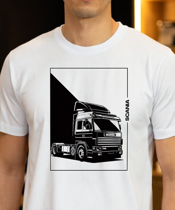 CAMISETA CAMINHÃO SCANIA 142
