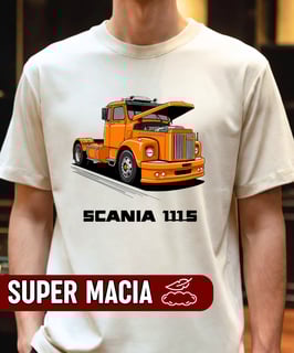 CAMISETA CAMINHÃO SCANIA JACARÉ 111S