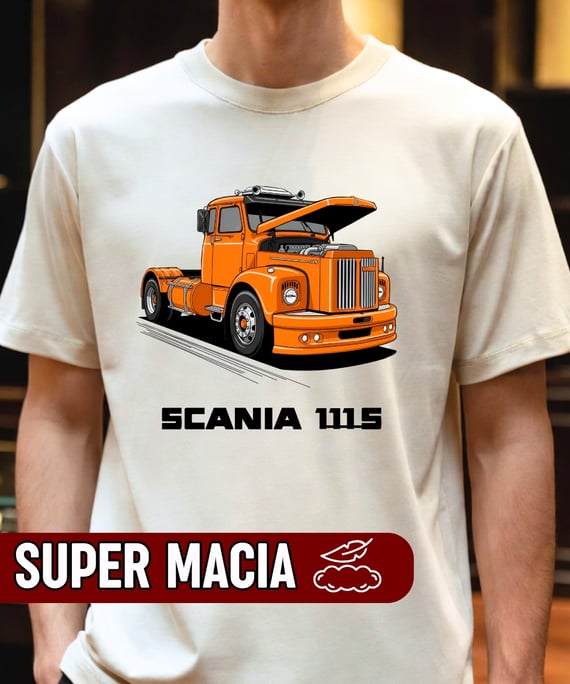 CAMISETA CAMINHÃO SCANIA JACARÉ 111S