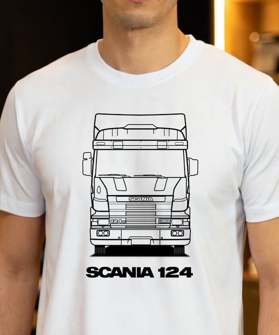 CAMISETA CAMINHÃO SCANIA 124G BICUDO