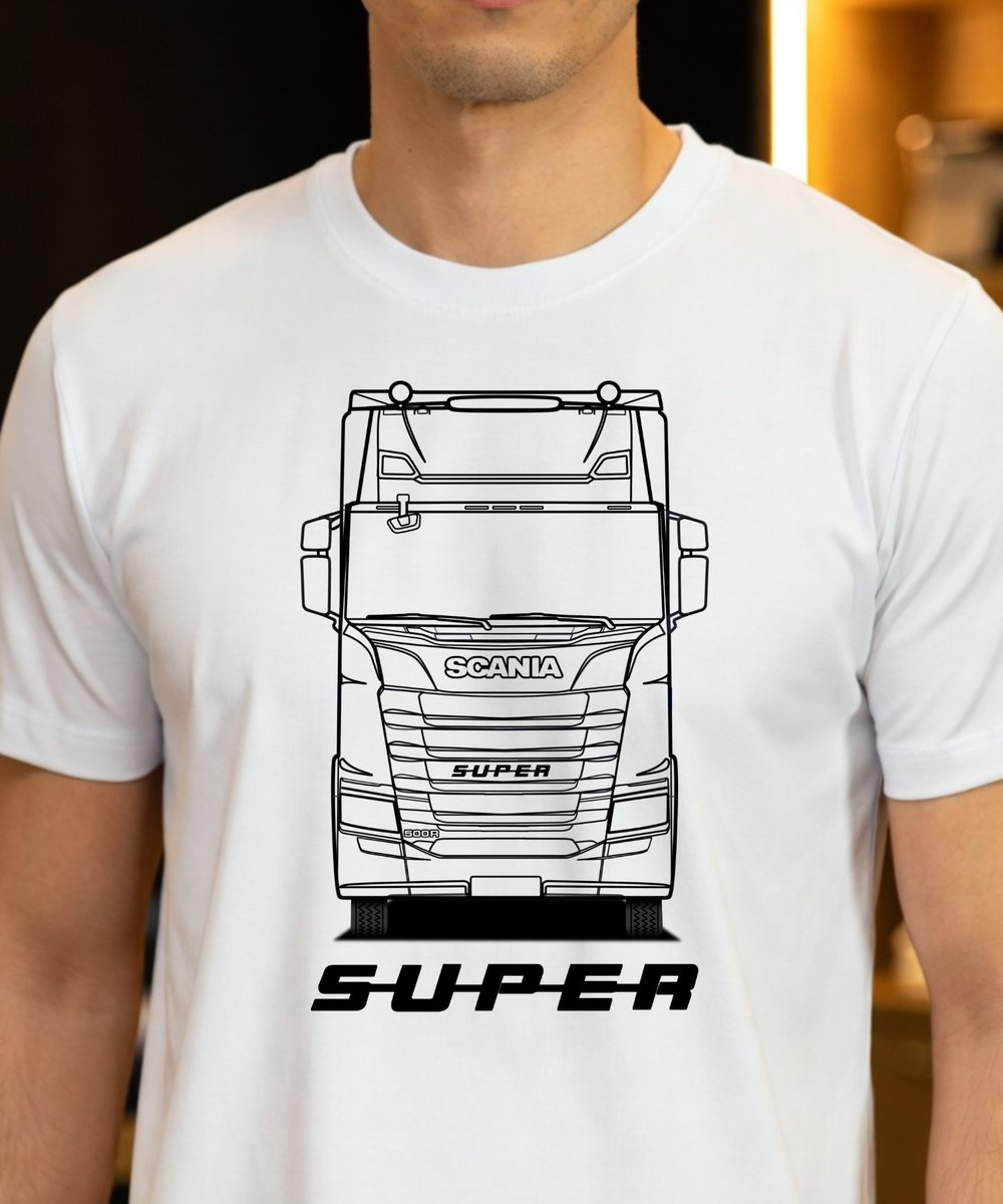 Nome do produto: CAMISETA CAMINHÃO SCANIA SUPER 500R
