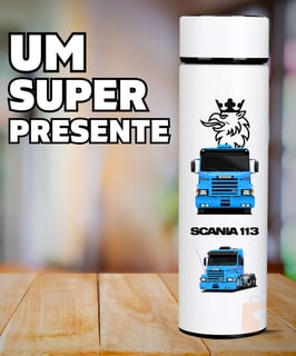 Nome do produtoGARRAFA TÉRMICA CAMINHÃO SCANIA 113H AZUL