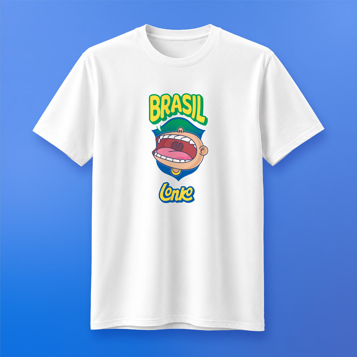 Camiseta Brasil Torcedor - Branca