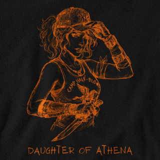 Nome do produto Camiseta SABEDORIA OLÍMPICA - Percy Jackson (Preto/Branco)