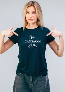 Nome do produto Não é TPM - Camiseta Baby Long Quality