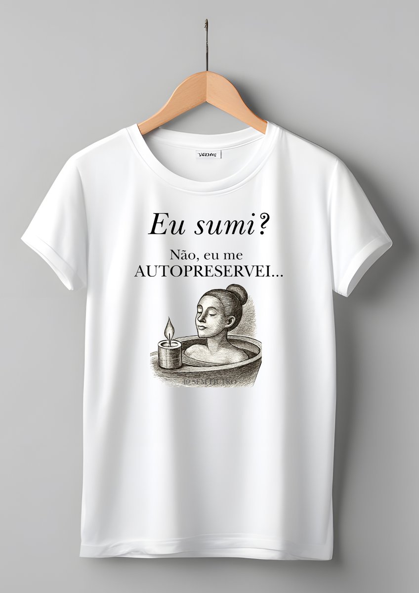 Nome do produto: Eu Sumi? - Camiseta Baby Long Quality